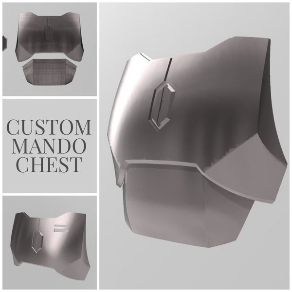 Custom Mandalorian Chest Plate. AEA Chest Armor, AlterEgo, Paz Vizsla, Din Djarin, Heavy Scout Variant, Post Imperial, HIM