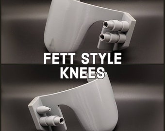 Knee Armor; Boba / Jango Fett / Cobb Vanth ROTJ Mandalorian