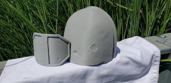 Heavy Infantry Mando Left Shoulder Armor Mandalorian Costume Battle Damaged Version. Made in USA