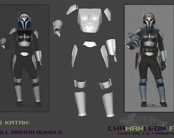 ボ・カタンのアーマーピース（セット1） - フォームコスプレ用PDF