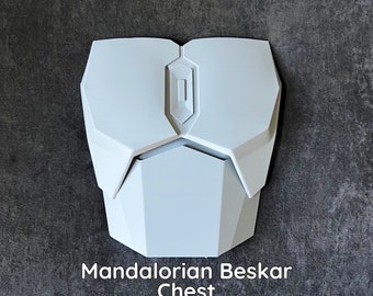 Mandalorian Beskar Chest Armor, Custom Sized, Manufactured & Shipped from USA, Mandalorian Costume, Post Imperial