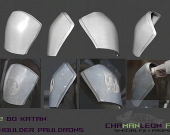 Bo-Katan Shoulder armor Pair, Armor Piece, Made in USA