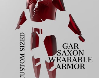 Armadura portátil de tamaño completo de Gar Saxon Mandalore, personalizada, Mandaloriana, Bo-Katan, Guardia de la Muerte, Kit