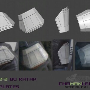 Made in USA Bo-Katan Hand Plates Pair Armor Piece