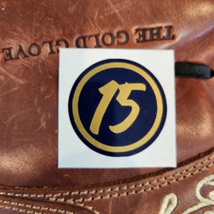 Bat Knob Decal Sticker for Baseball and Softball - 1 3/8&quot; Dia.