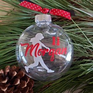 Softball Ornament | Softball Team Gift | Softball Senior Gift