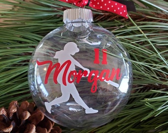 Softball Ornament | Softball Team Gift | Softball Senior Gift