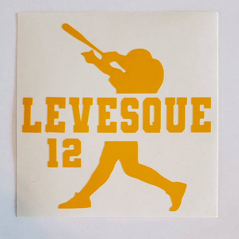 Waterbottle Decal Chromebook Decal Baseball Decal Personalized Baseball Decal