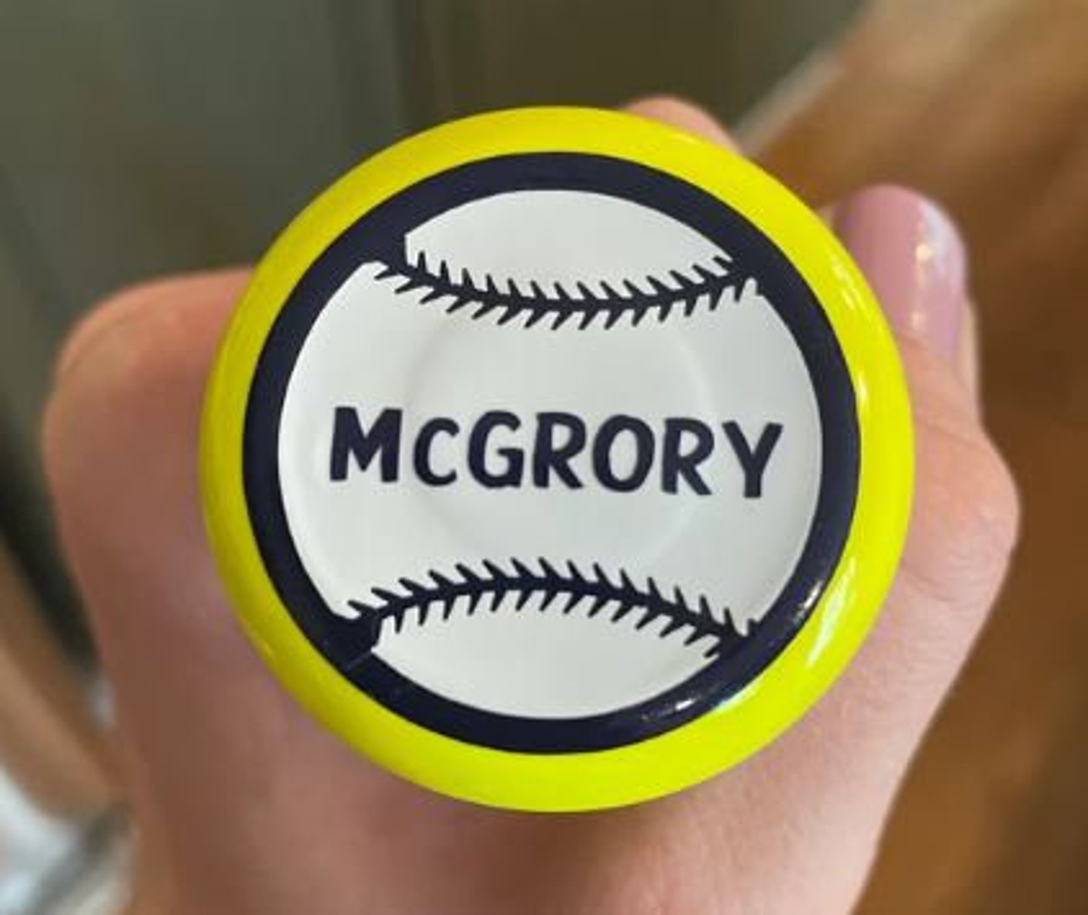 Bat Knob Decal Sticker With Name for Baseball/softball 1 Etsy