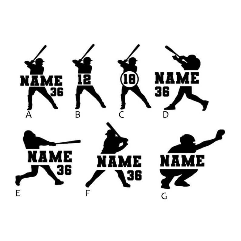 Baseball Decal Personalized Baseball Decal Waterbottle Etsy