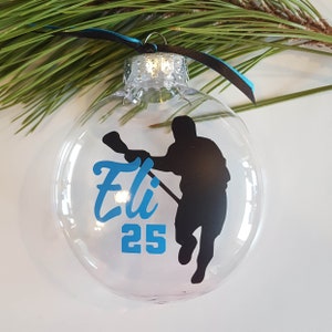 Lacrosse Ornament | LAX Ornament | Men&#39;s Lacrosse