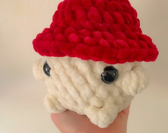 Crochet Chonky Mushroom Boy, Chonky Boy, Chonky Mushroom, Crochet Mushie, Mushie Boy, Crochet Mushroom, Mushroom Boy