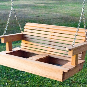 Mahogany sale porch swing
