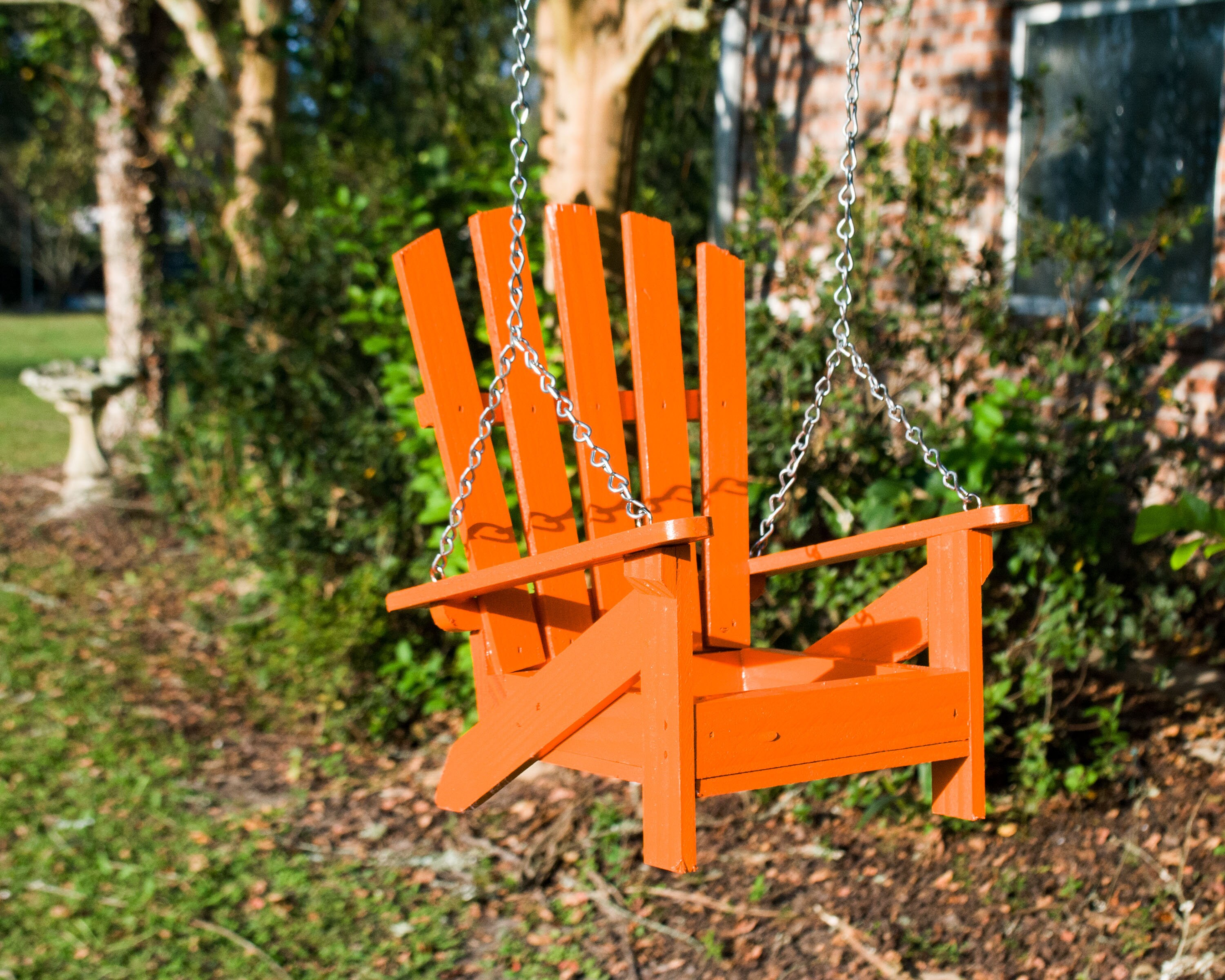 Adirondack Chair Bird Feeder Hanging Bird Feeder Cypress Etsy