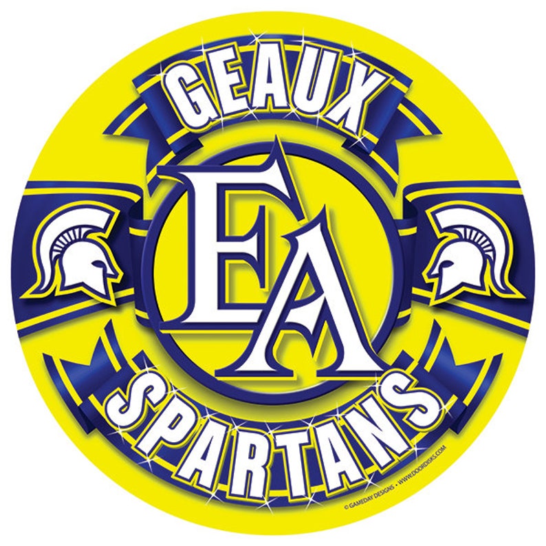 East Ascension High School EA Spartans East Ascension Etsy