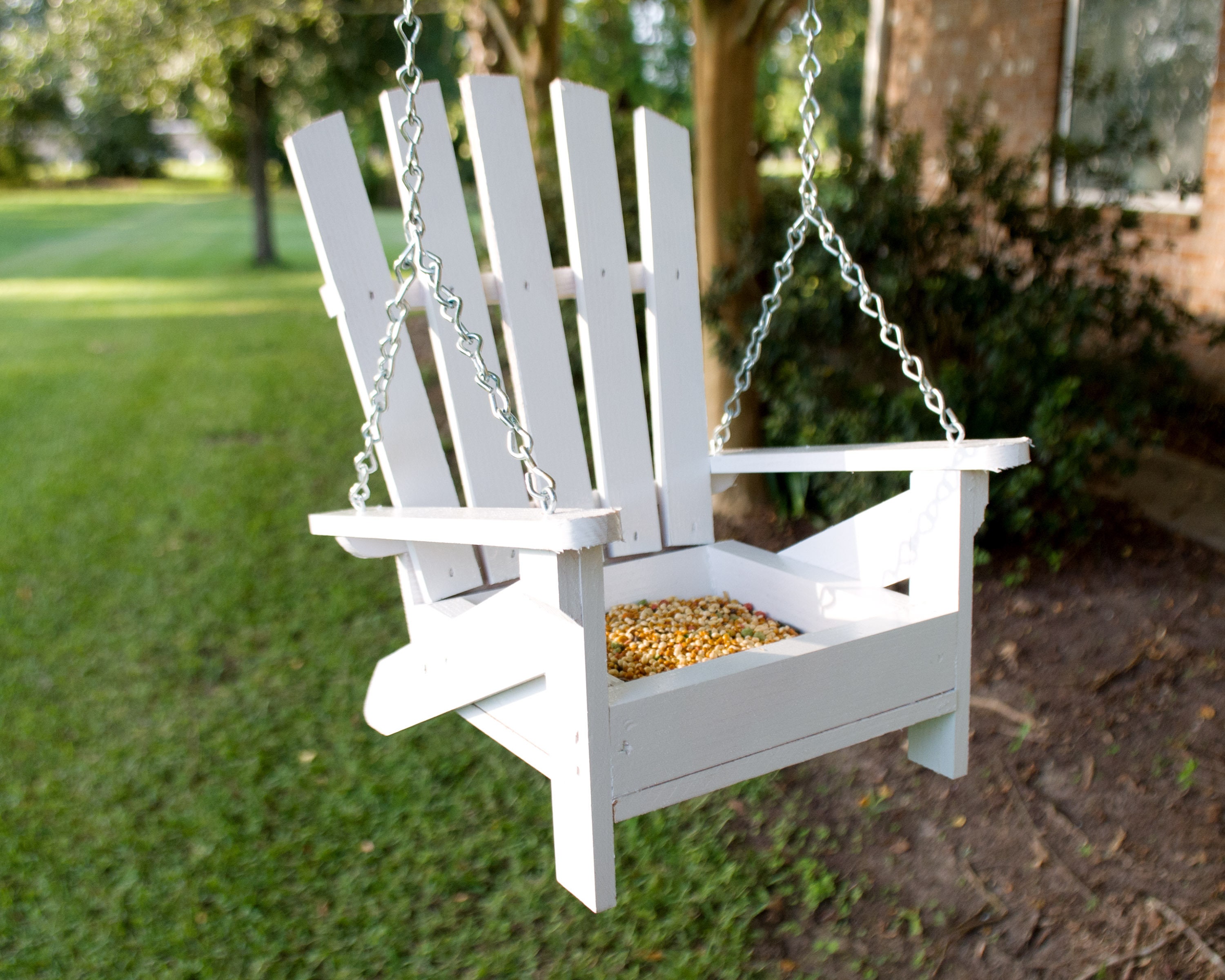 Bird Feeder Adirondack Chair Color Options Unique Hanging Etsy UK