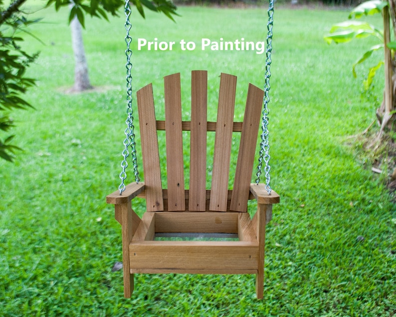 Bird Feeder Adirondack Chair Hanging Bird Feeder Cypress Etsy