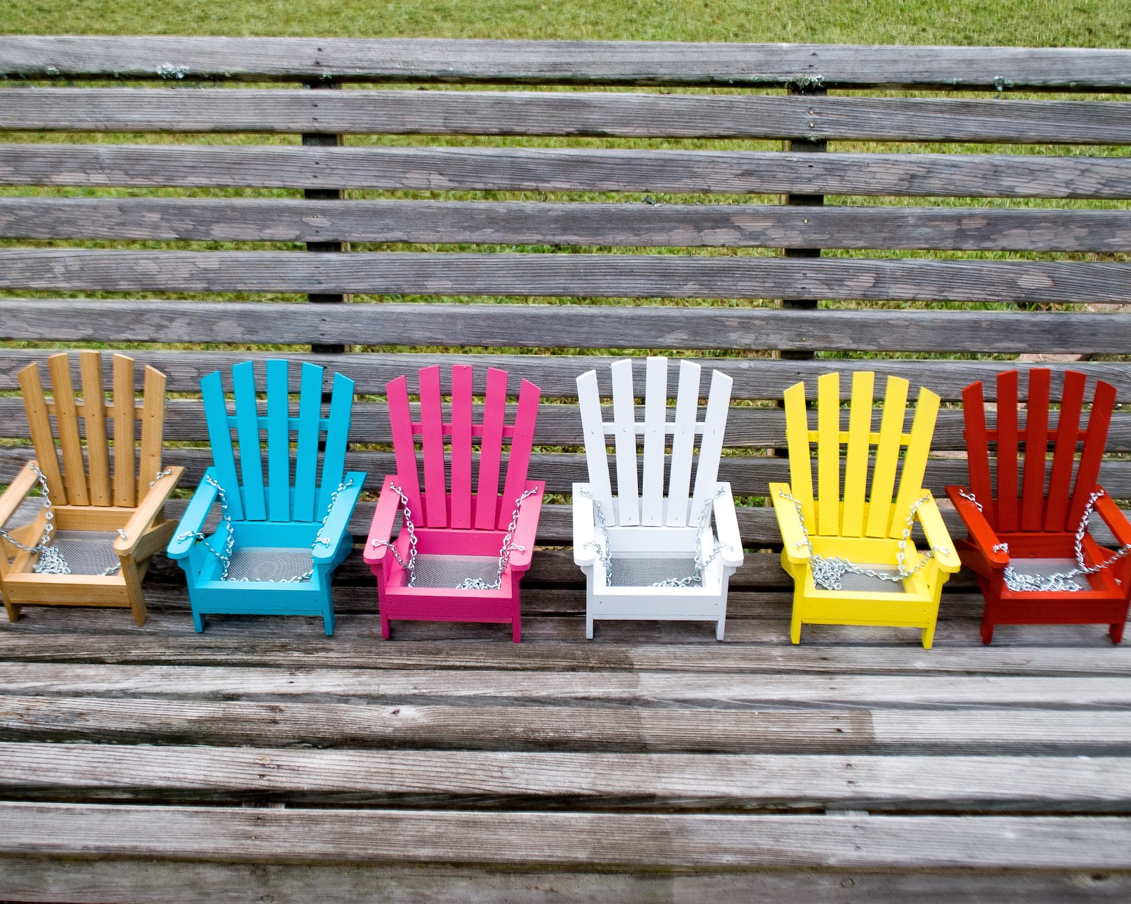 Bird Feeder Adirondack Chair Hanging Bird Feeder Cypress Etsy