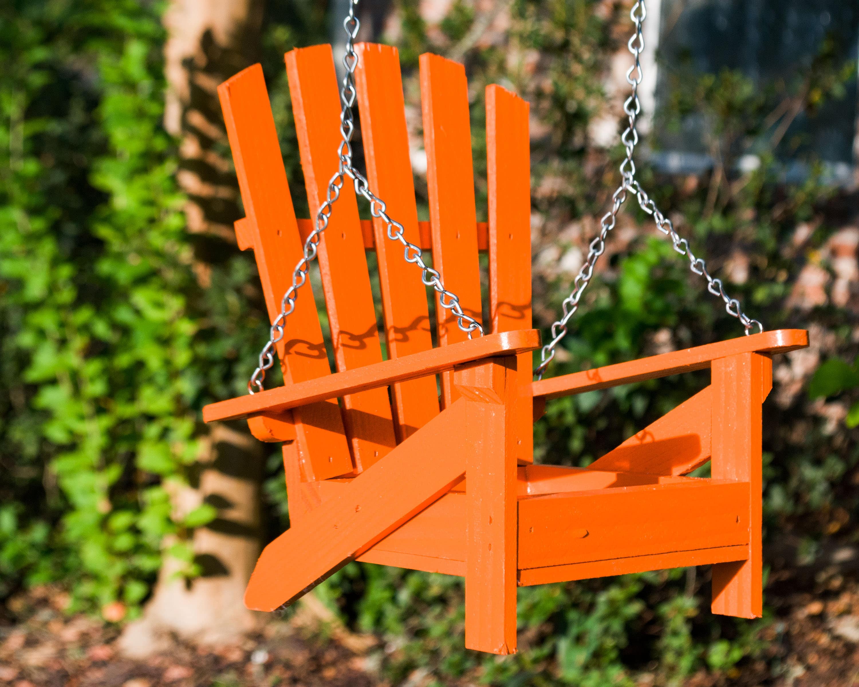 Adirondack Chair Bird Feeder Hanging Bird Feeder Cypress Etsy