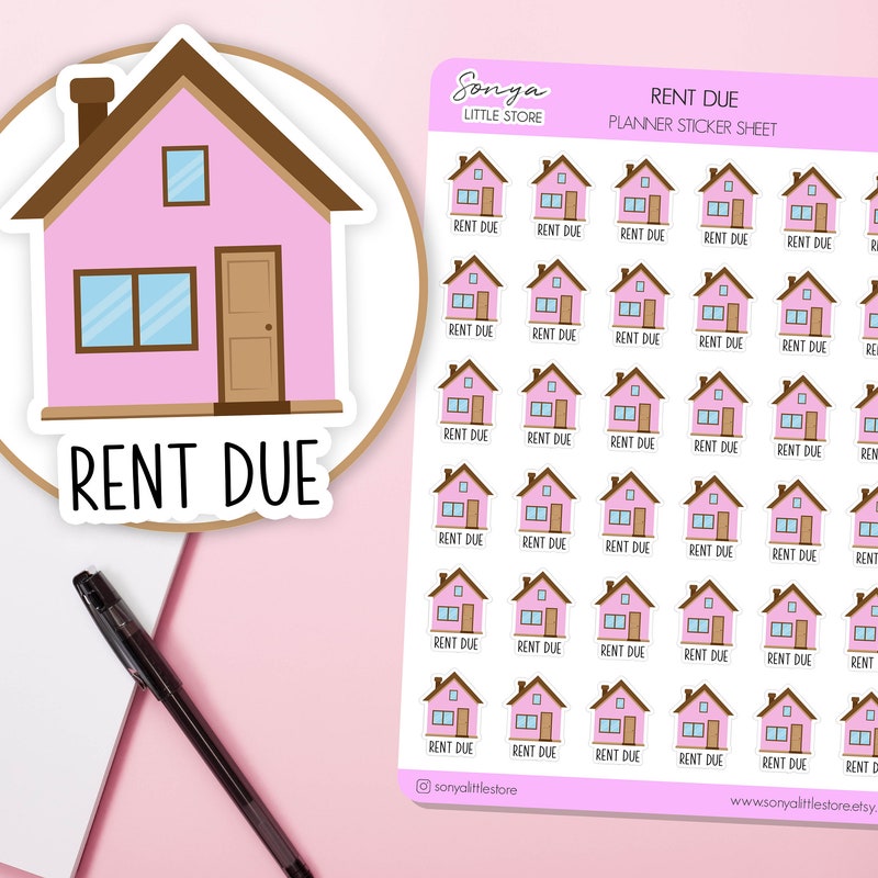 Bill Pay Stickers - Etsy