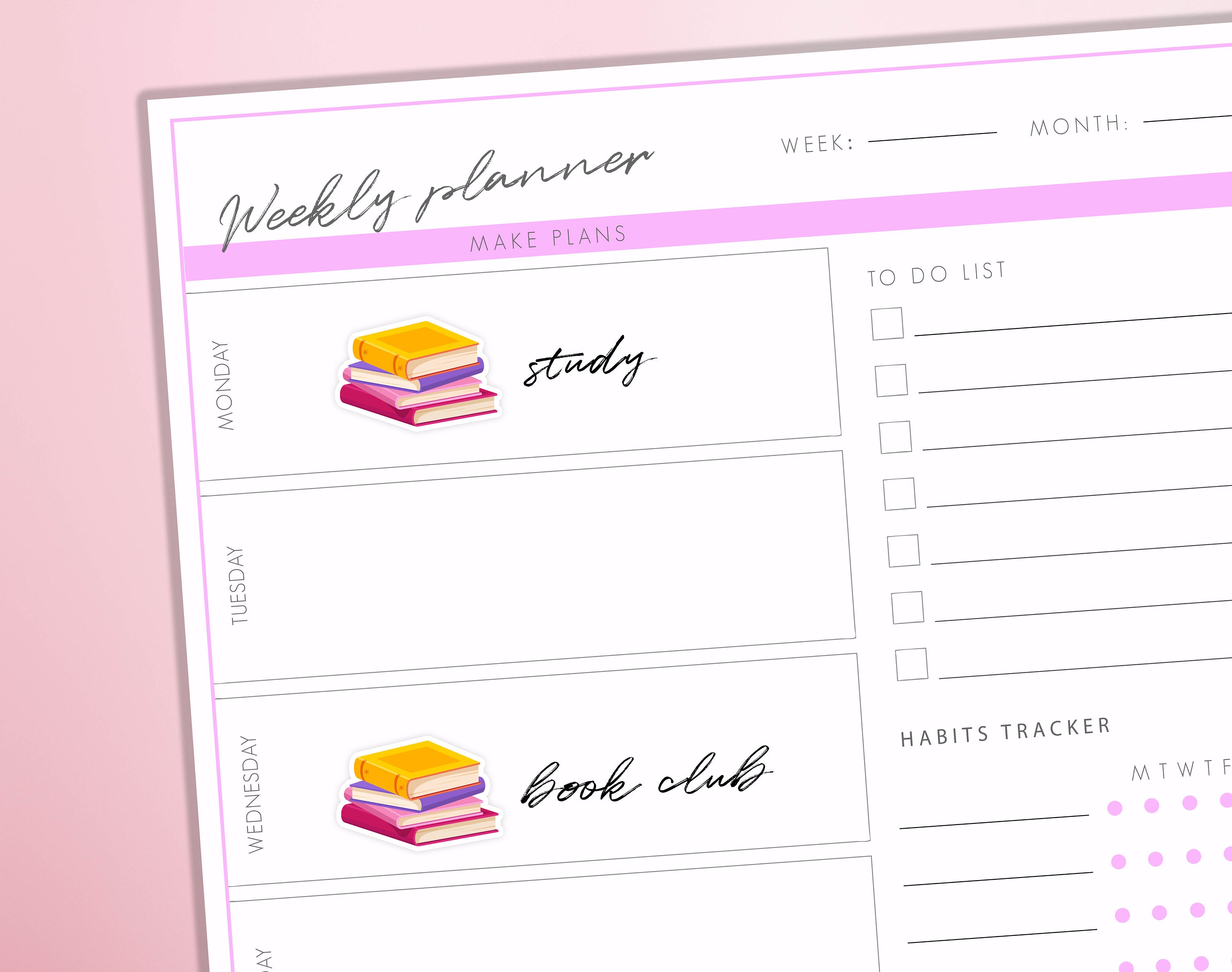 Books Planner Stickers | Reading Book Club Study Library Bullet Journal Diary Sticker Sheet - Thumbnail 2