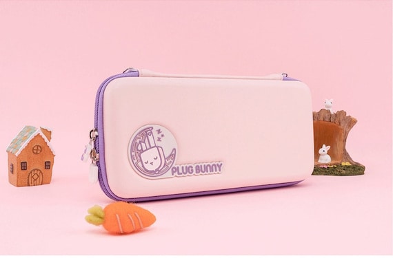 Nintendo Switch Switch Lite Case Sleeping Plug Bunny Etsy Nintendo Switch Switch Lite Case Sleeping Plug Bunny Etsy
