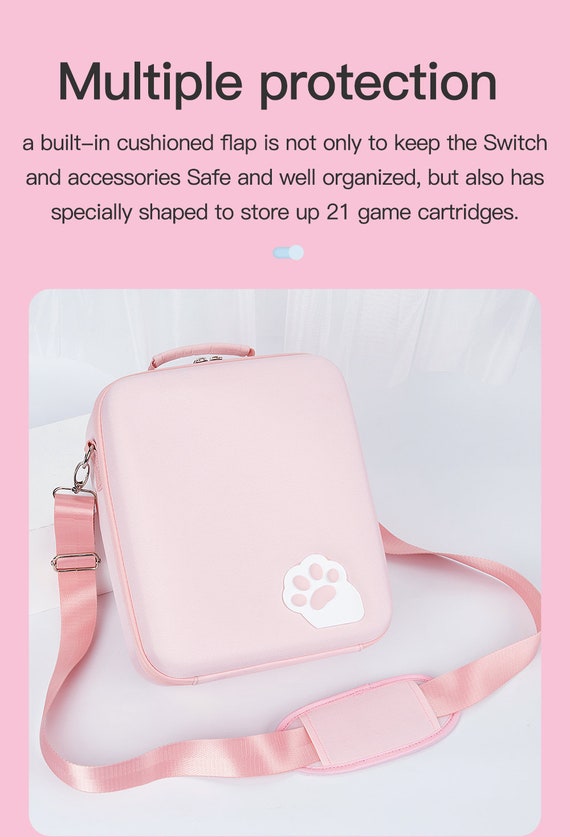 Nintendo Switch Carrying Case Pink Paw Switch Case Kawaii Etsy Nintendo Switch Carrying Case Pink Paw Switch Case Kawaii Etsy