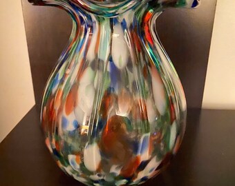 Ruffled Edge Vase | Etsy