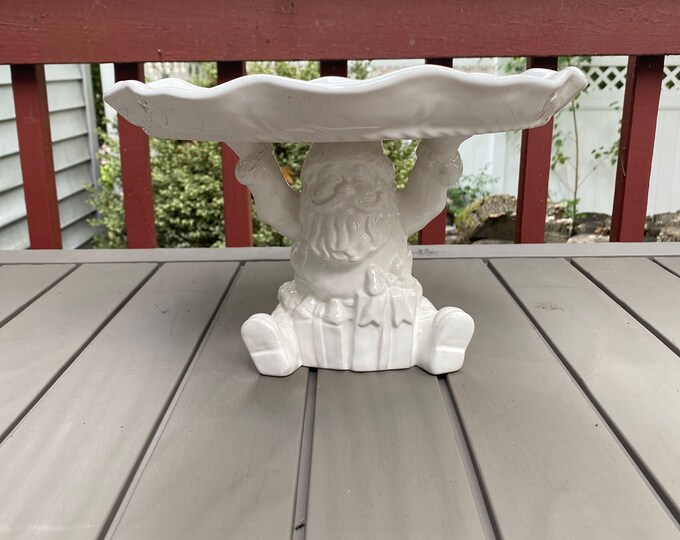 Pier One Santa Cake Stand Etsy