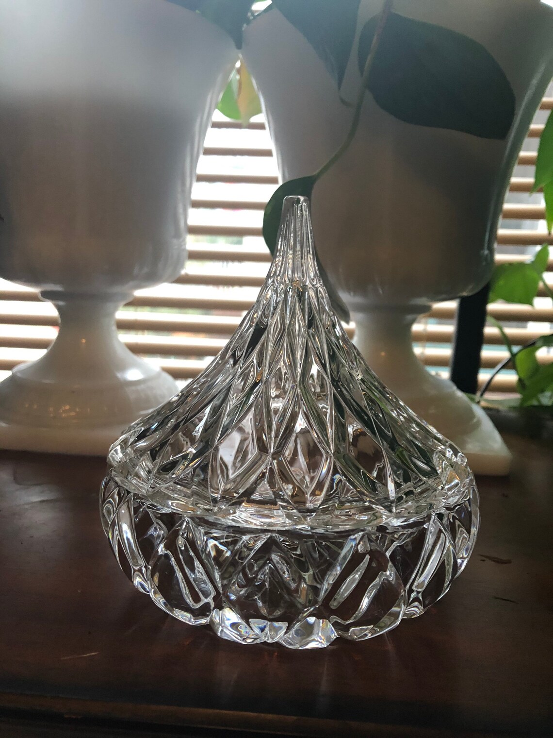 Shannon crystal Hershey Kiss candy dish Etsy