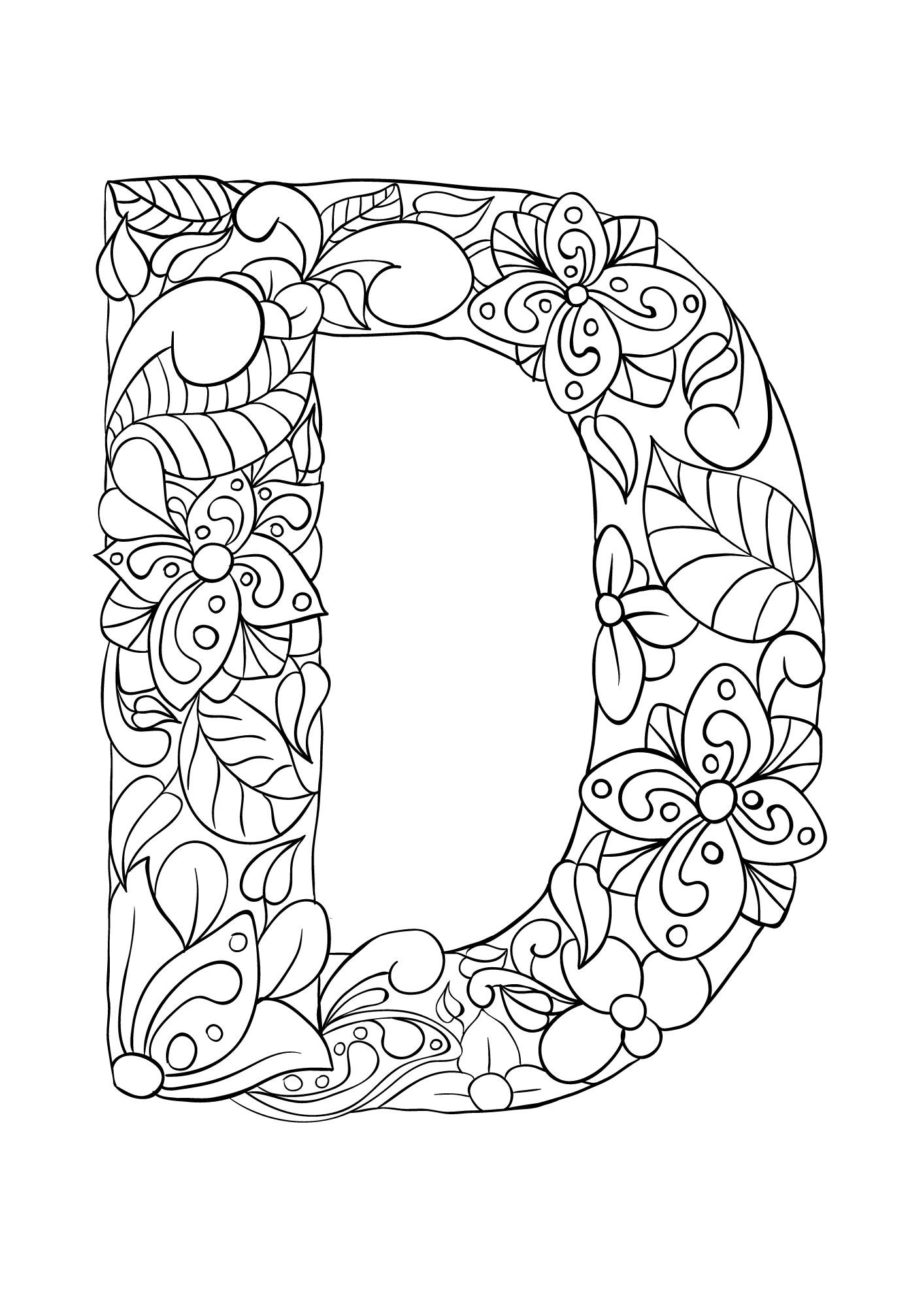 Alphabet Coloring Pages for kids. Instant digital download. | Etsy