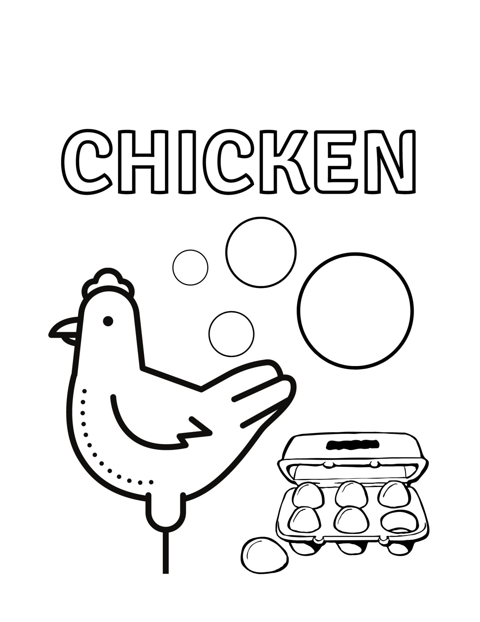 Farm animal coloring pages. PDF file | Etsy