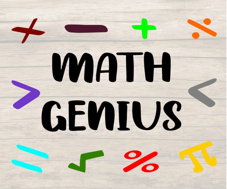 Download Math SVG Teacher Decal Math Iron On Math Symbols Clipart ...