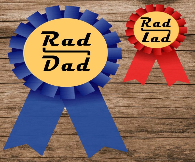Download Rad Dad & Rad Lad SVG Dad and Son PNG | Etsy