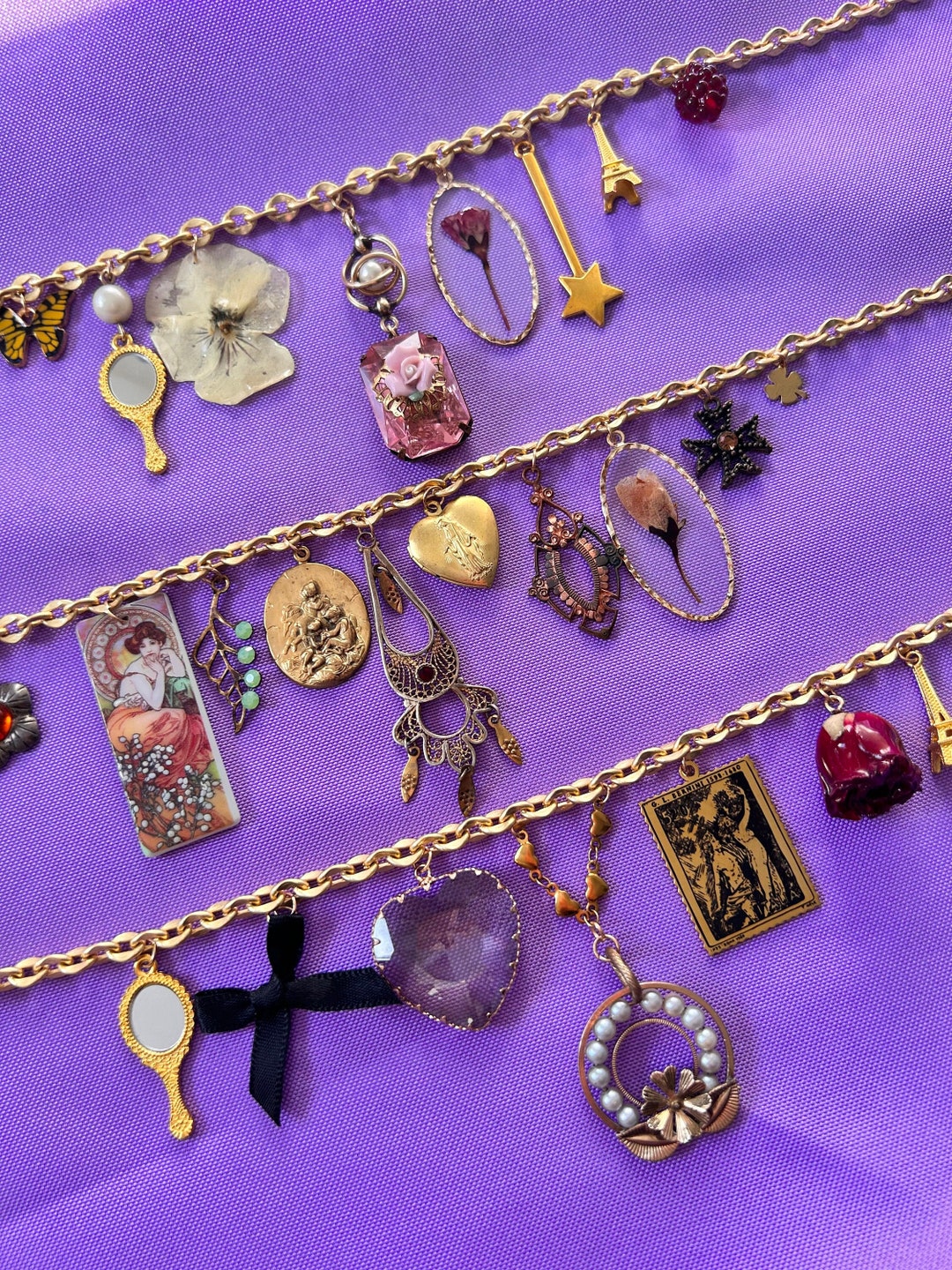 Build Your Own Custom Charm Necklace / Customizable Charm Necklace ...