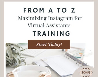 Instagram Training For Virtual Assistants | Work from home | Social Media Manager Training | Va Business starter| Become A Virtual Assistant