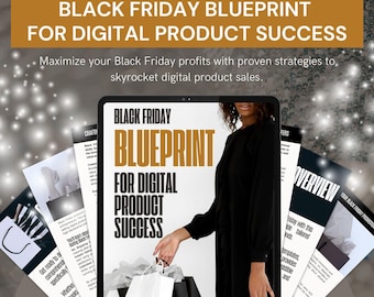 Black Friday Holiday Guide Sale Templates Instagram Growth Digital Marketing Product Growth Black Friday Cyber Monday Marketing