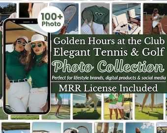 Old Money Country Club Stock Image Bundle Tennis Golf Instagram Posts Done For You MRR Content Creator Holiday Europe Luxury Getaway Green