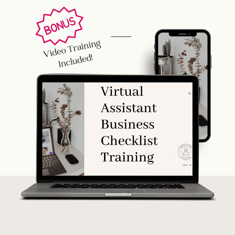 Start Virtual Assistant Business Training Work From Home Step Etsy
