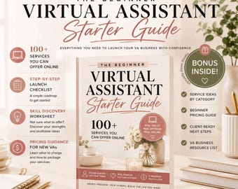 Guide to a Successful Virtual Assistant Business Launch Executive Assistant Mom Startup Make Money Work From Home SMM Welcome Client