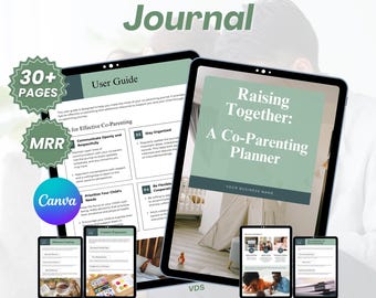 Coparenting Calendar Journal Single Parent Planner Child Support Divorce Planning Visitation Tracker Family Planning After School Activities
