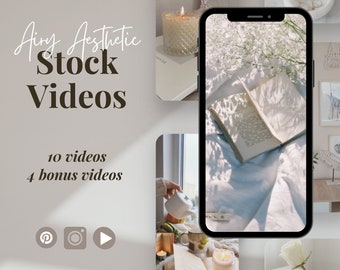 Lot de rouleaux sans visage | Vidéos esthétiques aérées | Page à thème Instagram | Esthétique douce fille | Contenu pour les entraîneurs | Contenu Cottagecore