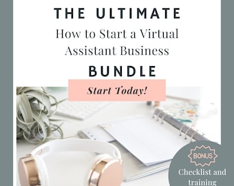 FREELANCER TRAINING, Start Virtual Assistant Business Training Work, Passive Income Guide Business Starter Become A Freelancer Digital