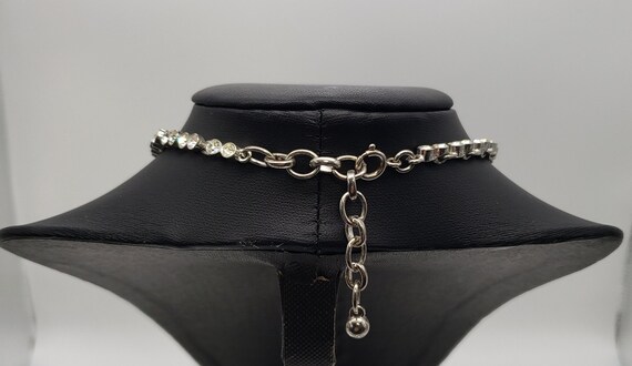 925 Sterling Cubic Zirconia Waterfall Necklace - image 6