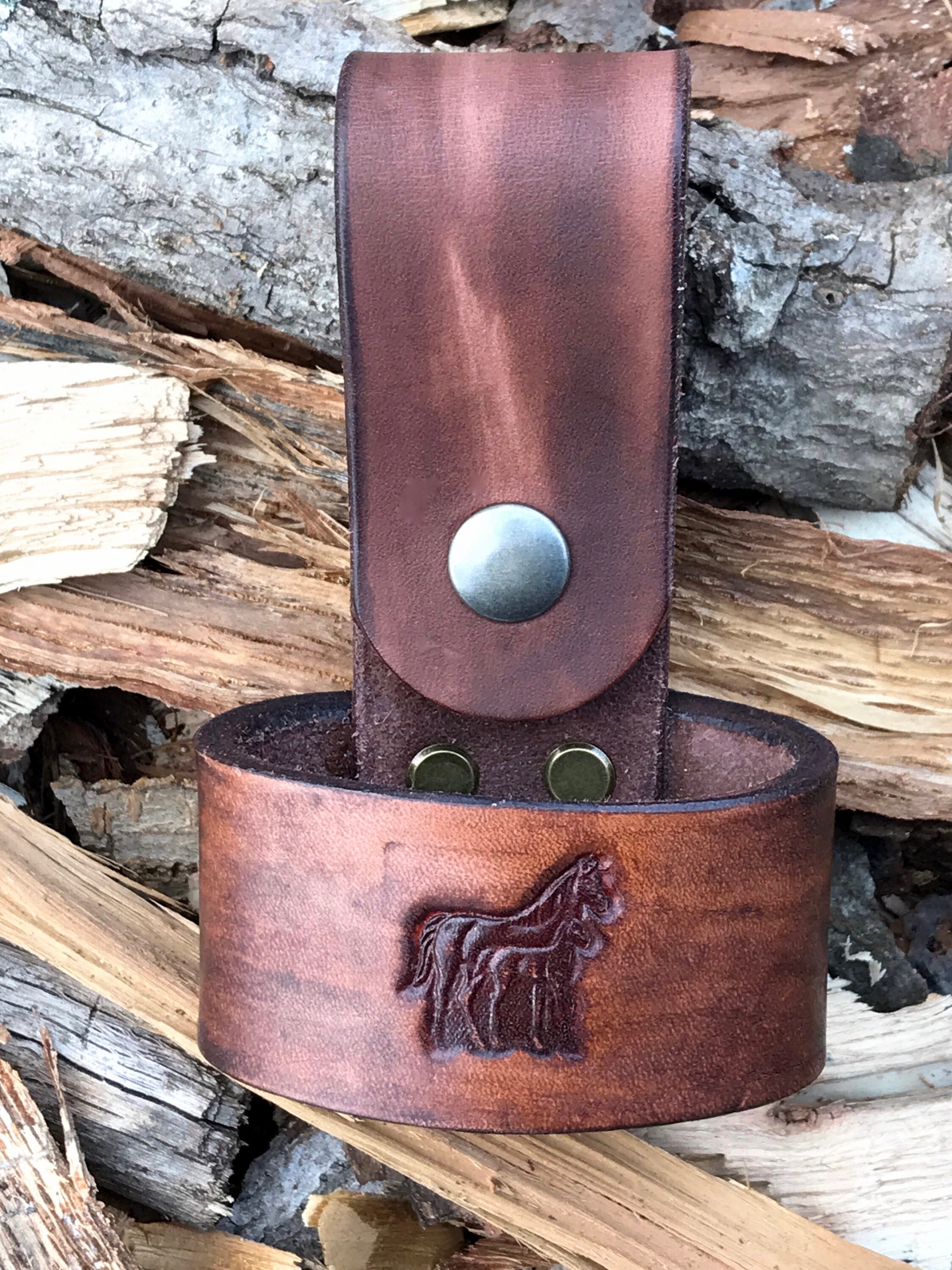 leather axe belt loop