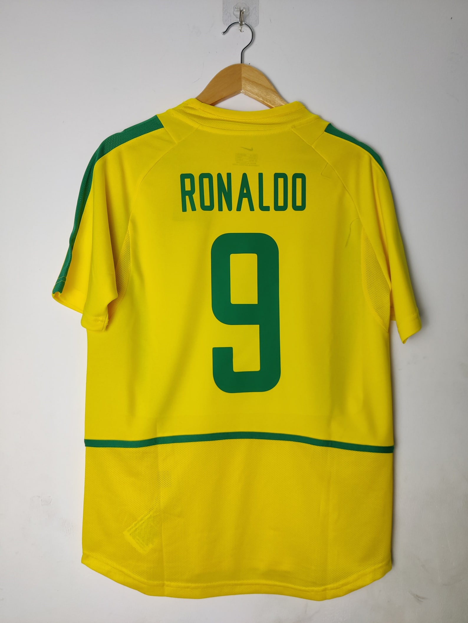 2002 World Cup Brazil 9 Ronaldo Soccer Jersey Home Vintage Etsy