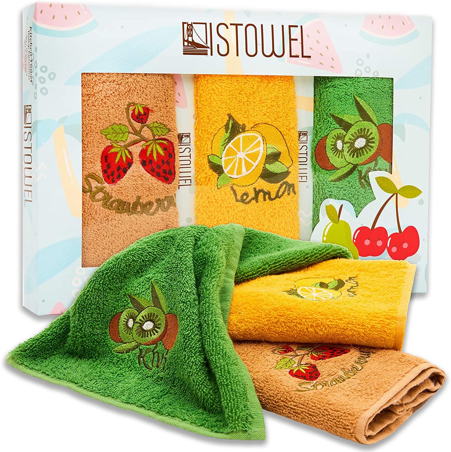 Decorative Kitchen Towels 12 x 20 Cotton Terry Etsy