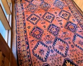 4 8 x 11 6 Vintage Tribal Persian Wide Runner Rug