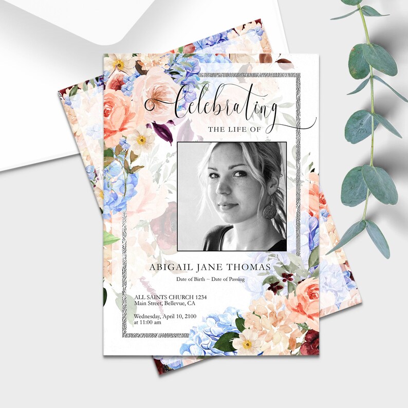 Funeral Program Template, Funeral Poems, Funeral Programs, Funeral