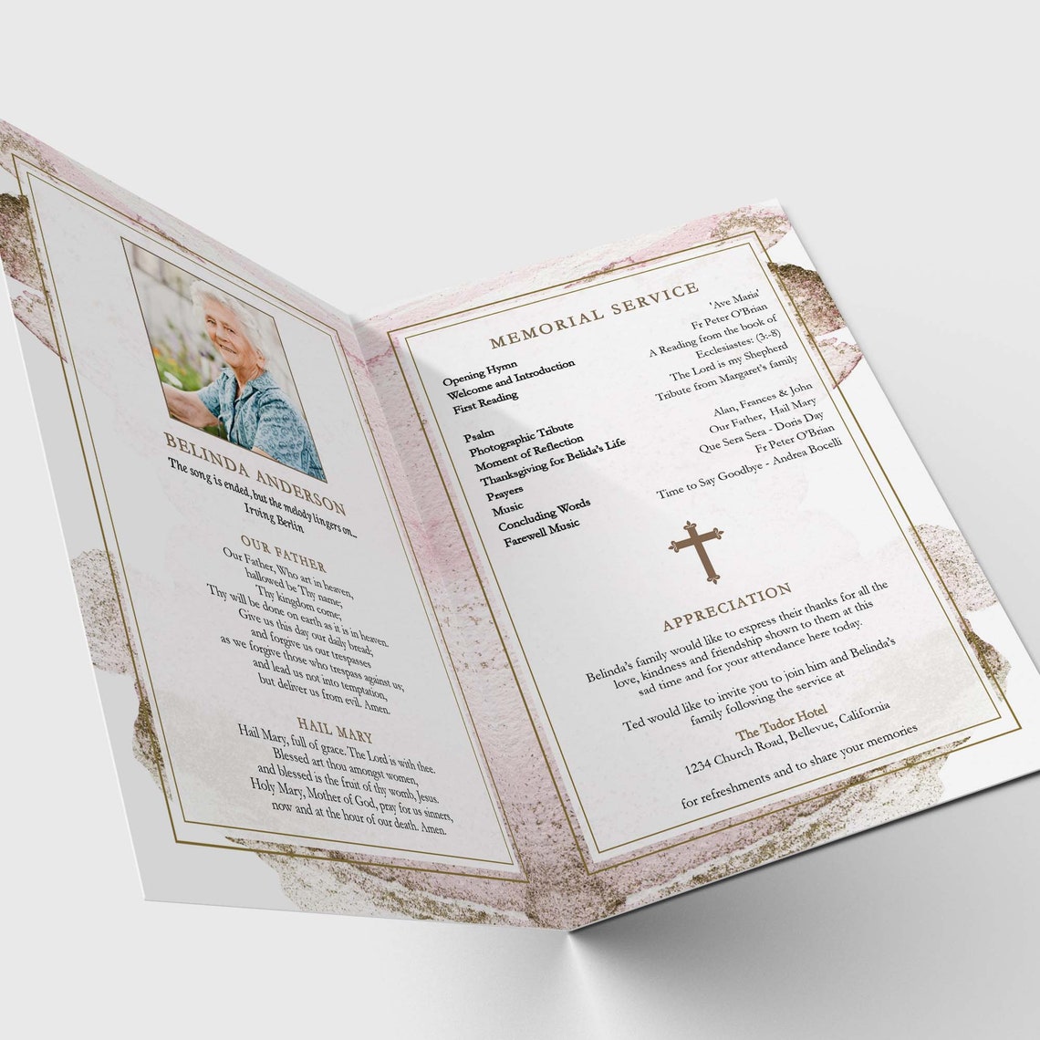 Funeral Program Template, Funeral Poems, Funeral Programs, Funeral